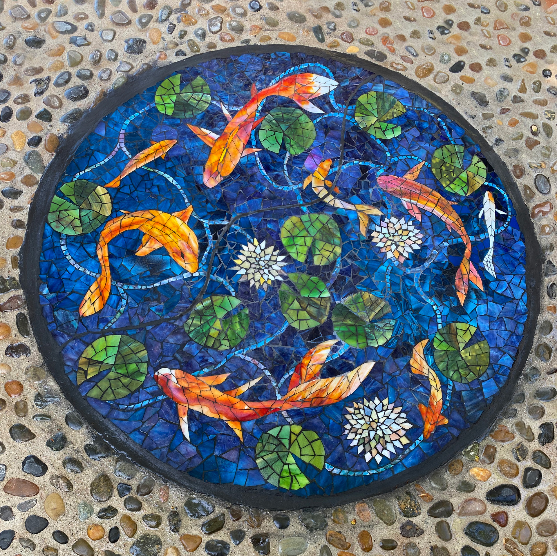 Koi Pond Mosaic