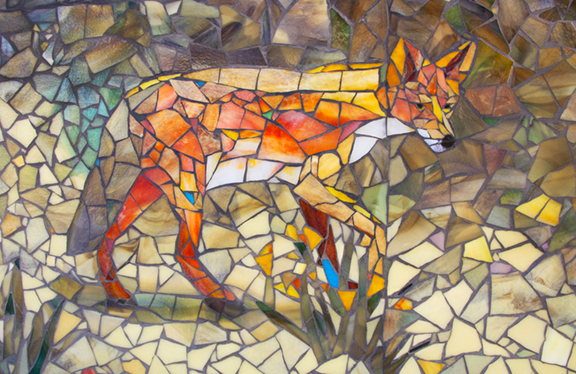 Coyote mosaic